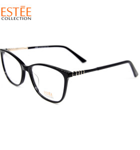 High quality new model fashion design metal spectacles thin Acetate optical eyeglasses frames