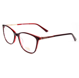 High quality new model fashion design metal spectacles thin Acetate optical eyeglasses frames