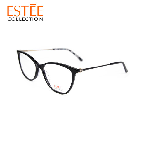 Top sale new fashion eyewears ultra thin acetate cat eye glasses optical frames best quality