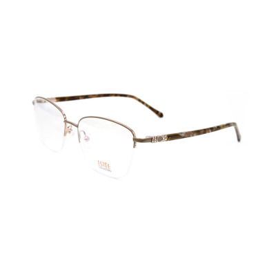 Hot sale new fashion custom Diamond eyewear frames Metal halfrim optical eyeglasses for women