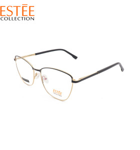 Wholesale new factory custom contracted style steel eyeglasses metal optical eyewear frames woman