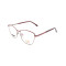 Wholesale new factory custom contracted style steel eyeglasses metal optical eyewear frames woman