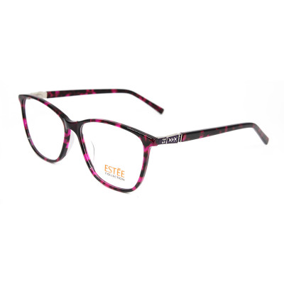 New arrival hot sale diamond eyeglasses Ultra thin acetate optical eyewear frames for ladies