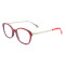 New factory custom Candy color acetate spectacles metal temple Oval eyeglasses frames children