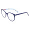 Top sale fashion colorful pattern eyeglasses thin Acetate round eyewear frames for young children