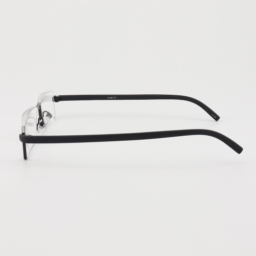 Top vente nouvelle mode tendance TR temple eyewears lunettes de lecture optique en métal avec étui léger