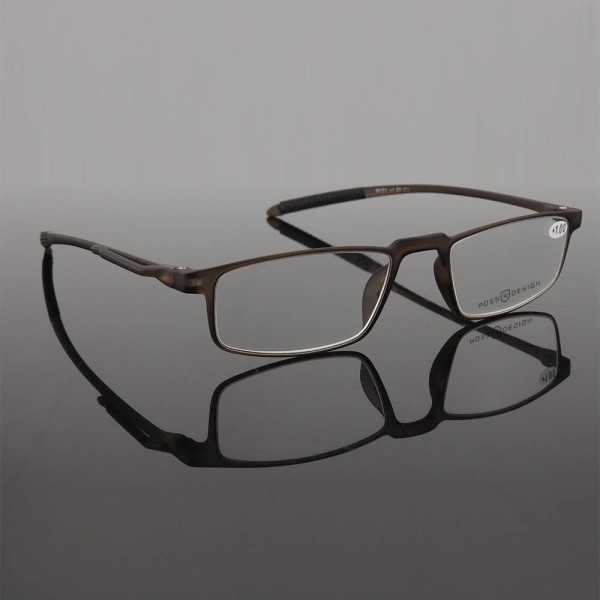 Nouveau modèle de mode conception simple optique Cadres en plastique TR90 lunettes de lecture de qualité molle fabriqués en Chine