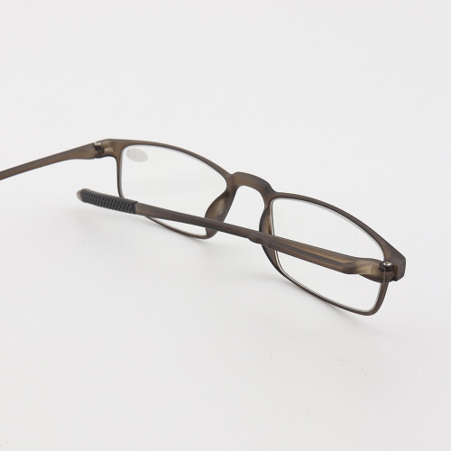 Nouveau modèle de mode conception simple optique Cadres en plastique TR90 lunettes de lecture de qualité molle fabriqués en Chine