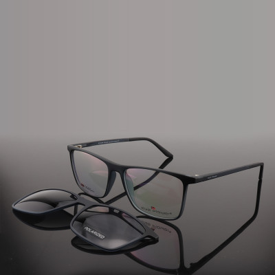 Suministro de fábrica de China Gafas de sol de moda de nueva moda Clip magnético TR90 en gafas de sol con lente polarizada