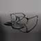 Top sale new fashion unique design round sun glasses TR90 magnetic clip on sunglasses made in china