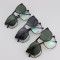 Best quality latest Fashion business style TR sunglass metal spring magnetic clip on sunglasses polarized lens