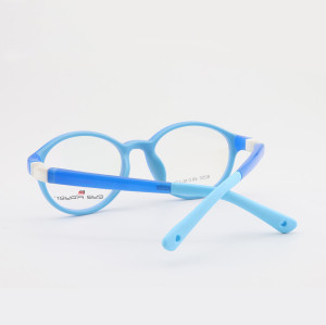 Hot sale new fashion color lovely style round spectacles TR Detachable optical eyeglasses frames for children