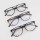 الجملة مصنع توريد جديد مصمم الأزياء جسر مزدوج النظارات خلات إطارات النظارات البصرية للرجال