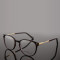 Top sale new modern fashion luxury designs mens round eyeglass Thin Acetate metal optical spectacle frames