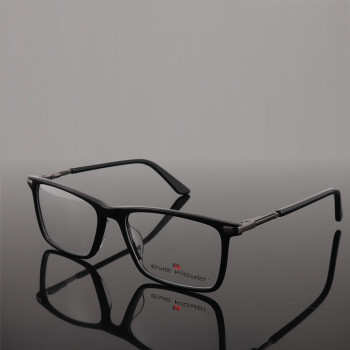 New fashion business style best mens eyeglass frames Thin Acetate metal square optical eyewear lightweight