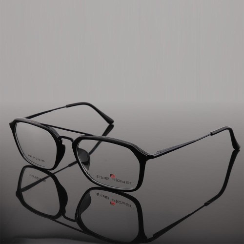 En ligne vente chaude nouveau stock à la mode unique style eyewears double pont TR en métal optique lunettes lunettes cadres mens