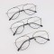 China Factory Supply Custom Glasses Metal Gold Frame Eyeglasses With Silicone Nose Pads Comfortable