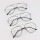 الصين مصنع توريد الموضة eyewears معدن الذهب النظارات الإطار مع منصات الأنف السيليكون مريحة