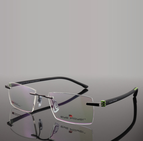 Gafas de metal ópticas únicas sin montura de moda modelo nuevo más populares para hombre montura de gafas TR mejor calidad