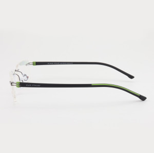Plus populaire nouveau modèle de mode unique Rimless métal optique eyewears mens TR cadre de lunettes meilleure qualité