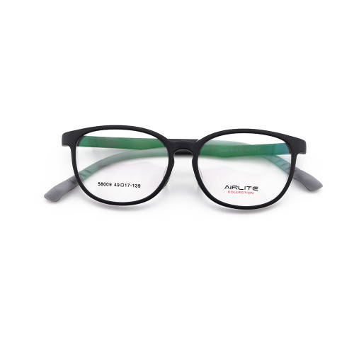 Promosyon yeni moda benzersiz stil plastik gözlük TR yumuşak yuvarlak spor optik çerçeveleri gözlük gençler