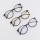 Suministro de fábrica de ZOHO LOW MOQ negocios de moda gafas de acetato redondas Marcos de gafas de metal populares para hombre