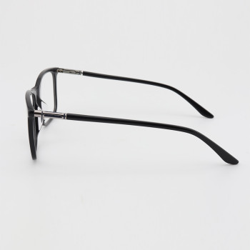 Wholesale new stock trendy business style eyewear thin acetate metal square eyeglasses Frames mens