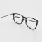 Hot selling LOW MOQ classical stylish color eyewears Acetate thin metal square frame optical glasses