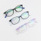Fashion color design transparent sport eyewears plastic TR90 Soft quality vogue optical glasses Frames