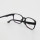 Approvisionnement d'usine coloré transparent TR montures de lunettes optiques en plastique avec plaquettes de nez en silicone qualité douce