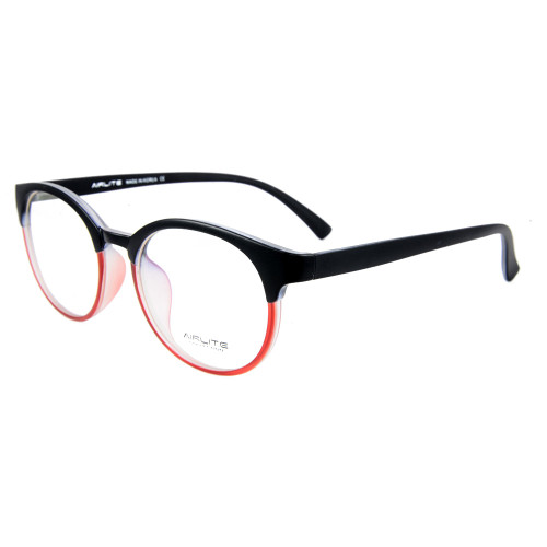 Venta al por mayor de China personalizado nuevo diseño de moda de moda anteojos coloridos TR marcos ópticos redondos