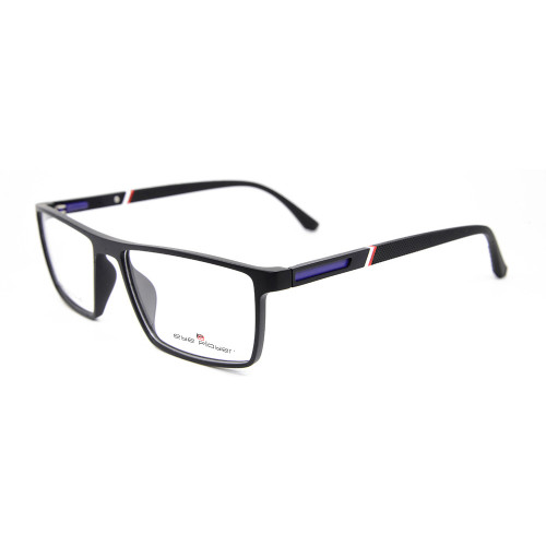 أعلى بيع مصنع مخصص جديد تصميم الأزياء رواج النظارات البصرية tr النظارات مربع إطارات الرجال