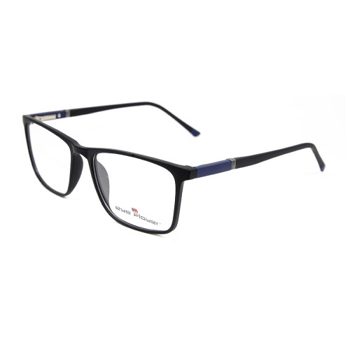 Genç moda şık gözlükler TR90 Plastik Kare optik gözlük çerçeveleri erkekler için hafif