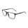 Lunettes de mode élégantes à la mode TR90 Plastic Square montures de lunettes optiques pour hommes légers
