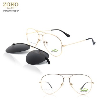 CLIP ON METAL FRAME FASHION FOR MEN