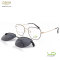 CLIP ON METAL GLASSES FRAME MEN'S FASHION MY COLORS