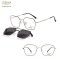 CLIP ON METAL OPTICAL FRAME FOR MEN