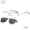 CLIP ON METAL MATERIAL OPTICAL FRAME FOR MEN MY COLORS