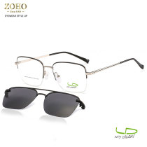 CLIP ON METAL MATERIAL OPTICAL FRAME FOR MEN MY COLORS