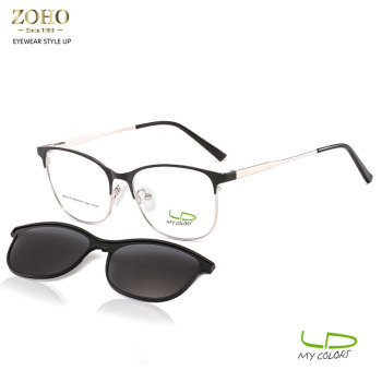 CLIP ON METAL GLASSES FRAME FOR MEN MY COLORS