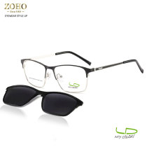 CLIP ON METAL OPTICAL FRAME FOR MEN MY COLORS