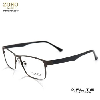 BIG SIZE FOR MAN METAL GLASSES FRAME + ULTEM TEMPLE