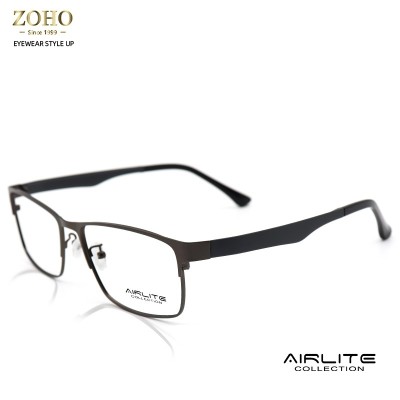 BIG SIZE FOR MAN METAL GLASSES FRAME + ULTEM TEMPLE