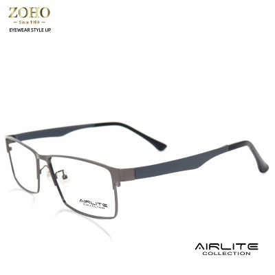 BIG SIZE FOR MAN METAL GLASSES FRAME + ULTEM TEMPLE