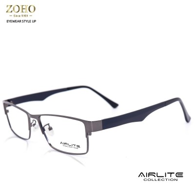 BIG SIZE FOR MAN METAL GLASSES FRAME + TR TEMPLE
