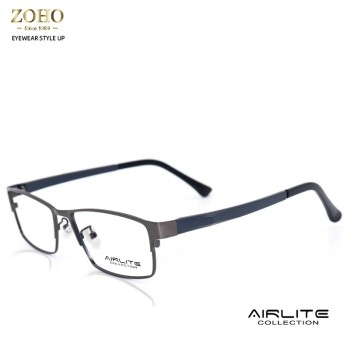 BIG SIZE FOR MAN METAL GLASSES FRAME + TR TEMPLE