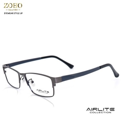 BIG SIZE FOR MAN METAL GLASSES FRAME + TR TEMPLE