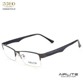 BIG SIZE FOR MAN METAL GLASSES FRAME + TR TEMPLE