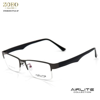 BIG SIZE FOR MAN METAL GLASSES FRAME + TR TEMPLE