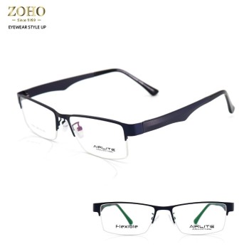 BIG SIZE FOR MAN METAL GLASSES FRAME + TR TEMPLE